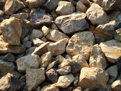 Debris slate sedimentary rocks photo