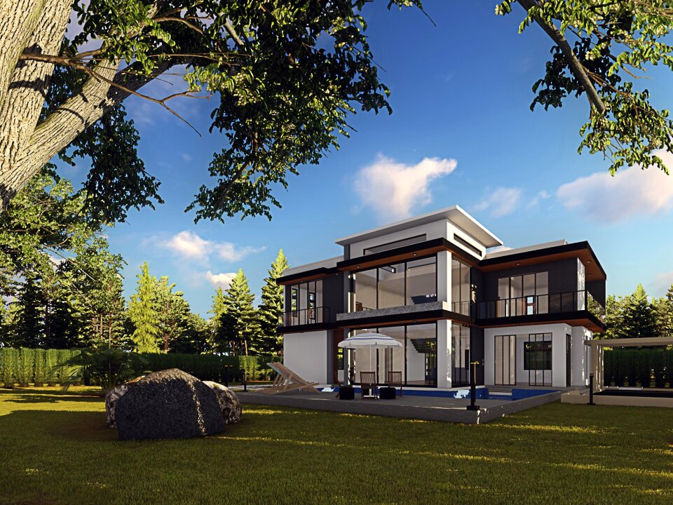 Paemark designers arch viz exterior design