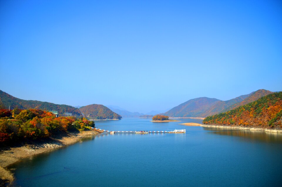 Han river landscape republic of korea