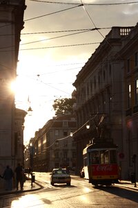 Portugal hundred years tram lisbon photo