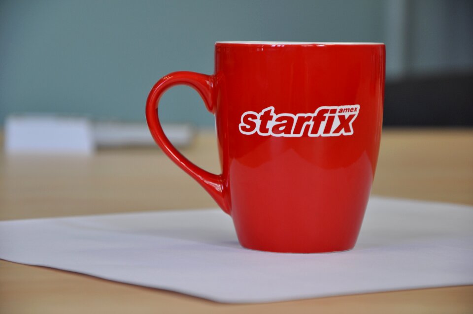 Red mug ceramics cups