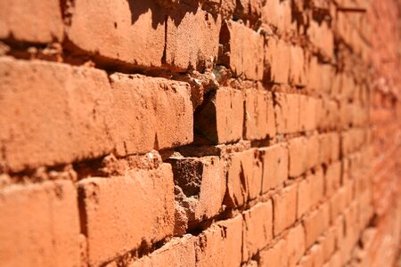 Cracked brick wall brick wall background