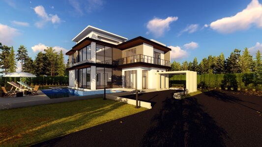 Paemark designers arch viz exterior design