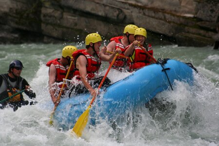 River crossing canada fraser river photo