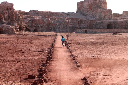 Child running photo