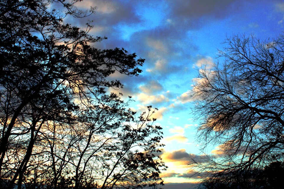 Sky clouds scene