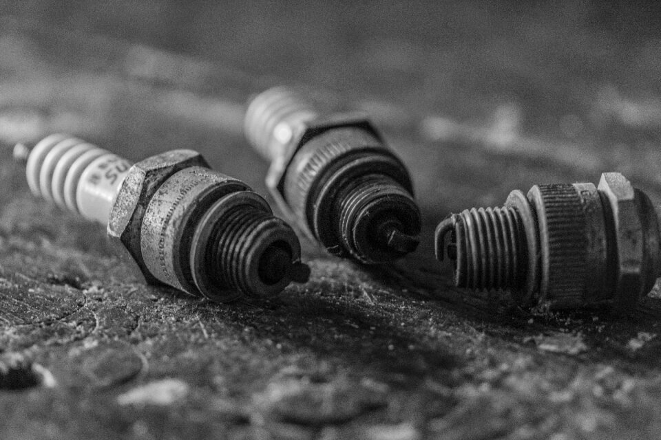 Used black and white