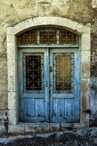 Wooden entrance house