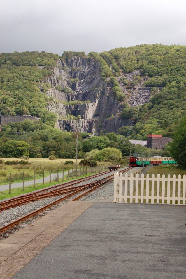 Quarry train track