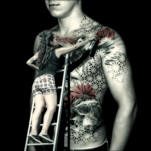 Tattoo graffiti girl