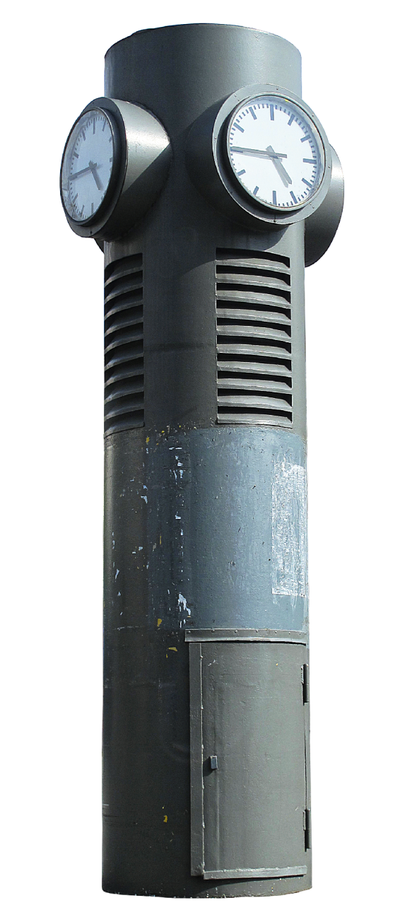 Time indicating clock face time measurement