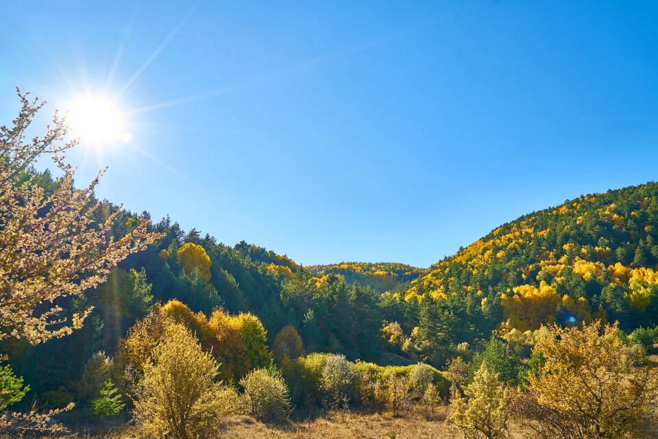 Nature mountain landscape