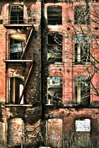 Building demolition destroyed