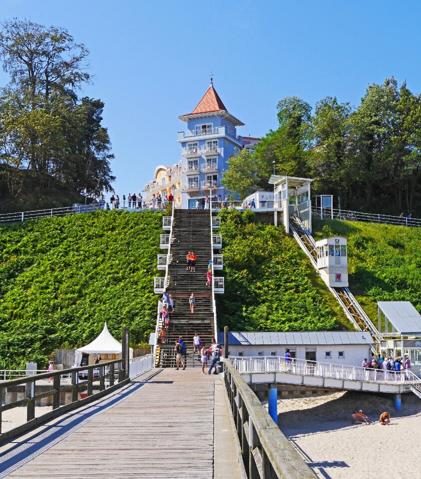 Inclined lift kurhaus hotel