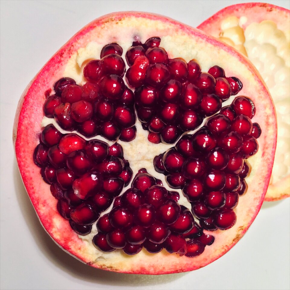 Closeup red juicy