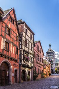 Historic center riquewihr architecture photo