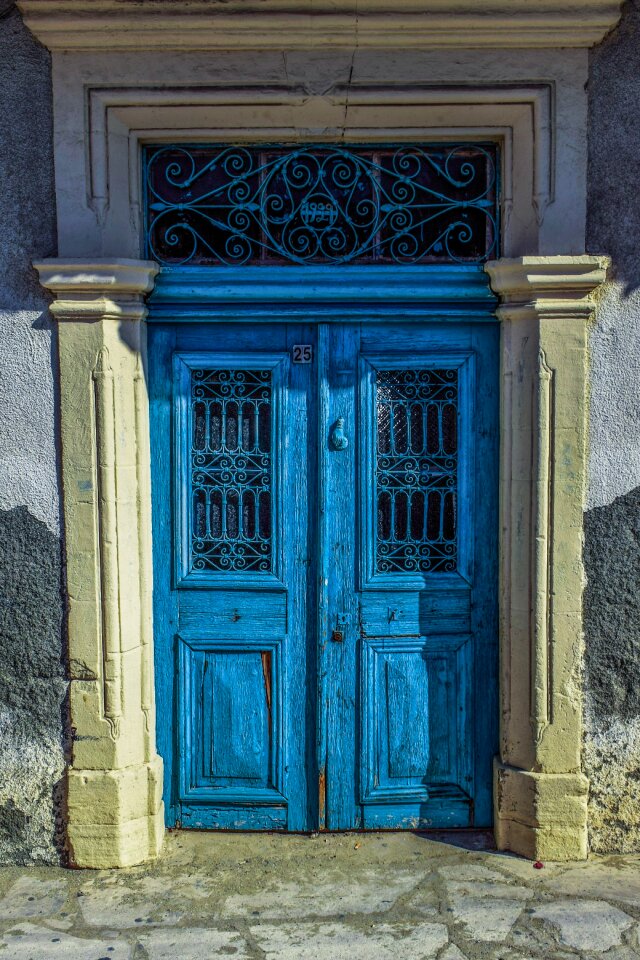 Wooden entrance house