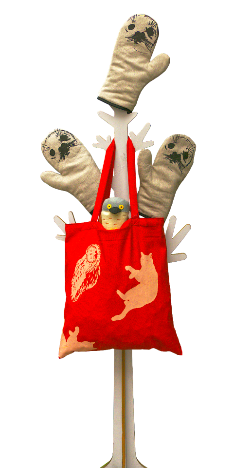 Kitchen glove oven glove advertising medium