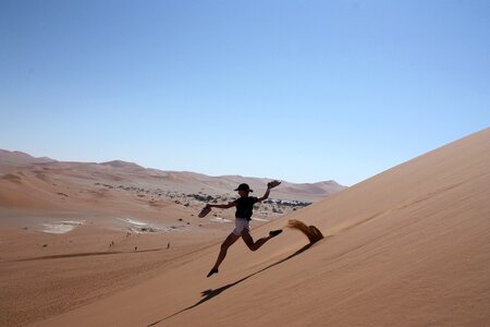 Namibia desert sand dune photo