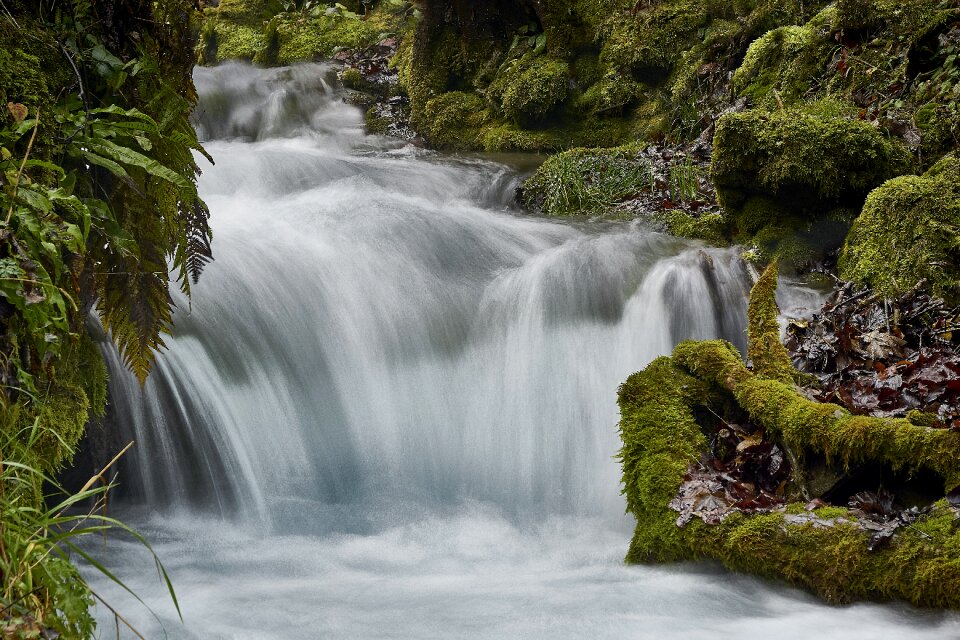 Waterfalls landscape small waterfall photo