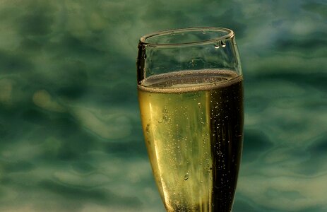 Drink champagne glasses sparkling wine