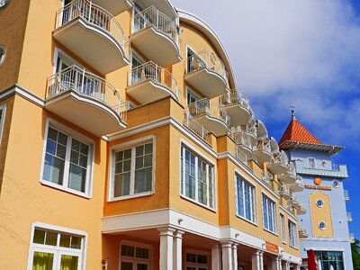 Bath architecture apartments balconies photo