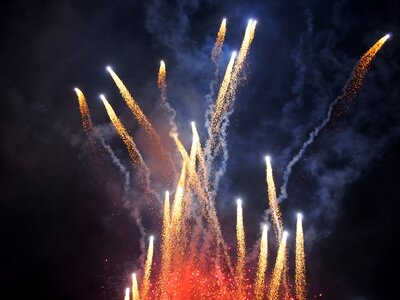 Fireworks rocket celebration photo