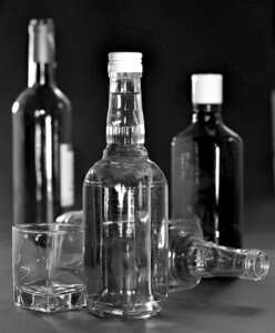 The bottle the consumption of alcohol glass photo