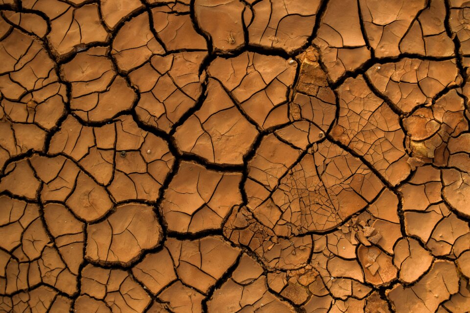 Dry crack texture