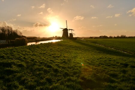 Netherlands dutch mill wind mill