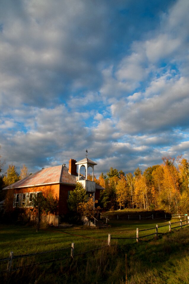 Autumn landscape yellow