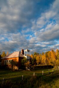 Autumn landscape yellow