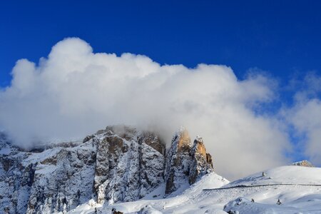 Dolomites high mountains mood
