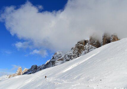 Dolomites high mountains mood
