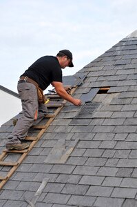 Slate roof roofing