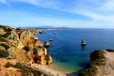 Portugal coast bay photo