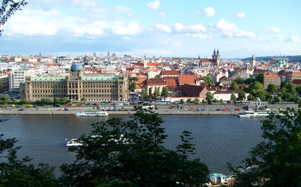Panorama prague czech republic view