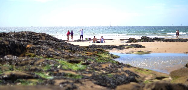 Holidays the coast water