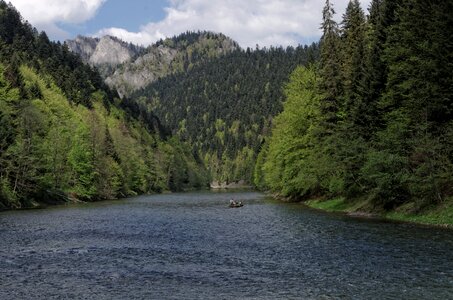 Water mountains dunajec photo