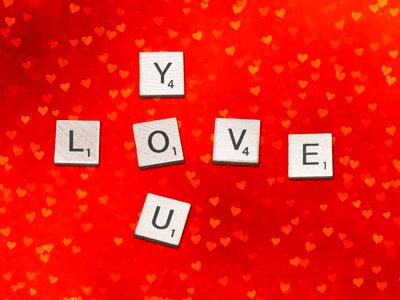 Word red love