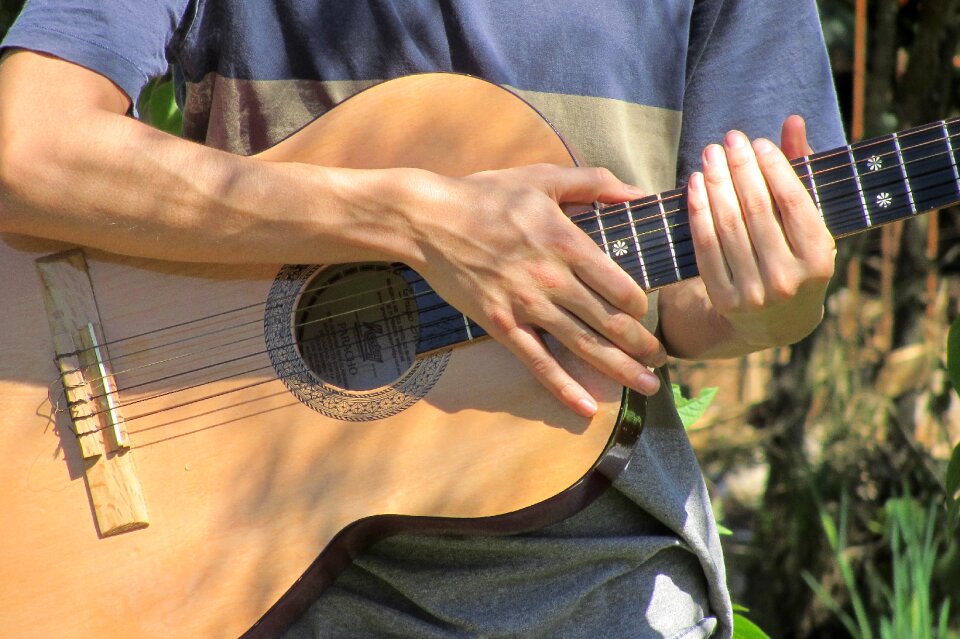 Musician guitarist musical instrument photo