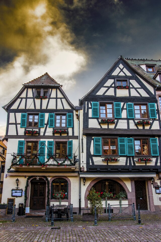 Historic center truss picturesque
