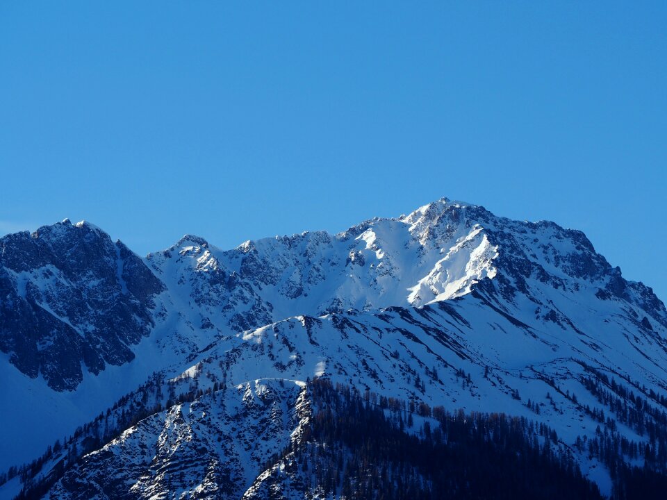 Wintry landscape winter magic photo