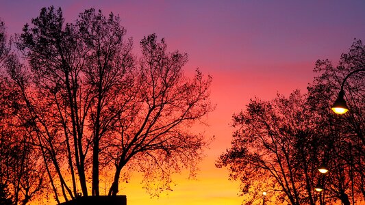 Sky sunset color