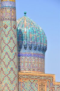 Central asia dome turquoise