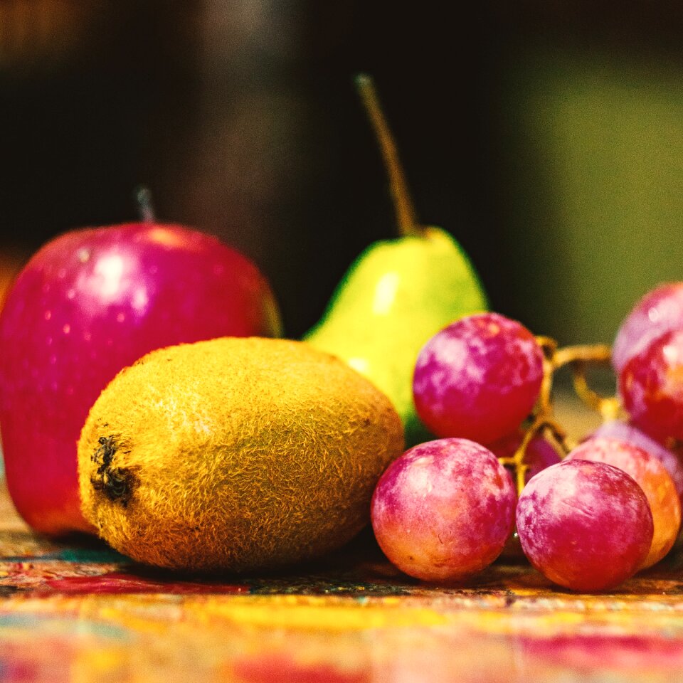 Exotic fruits food fresh