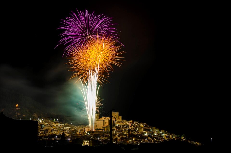 Explosion night fires