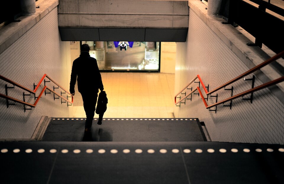 Stairs commute travel