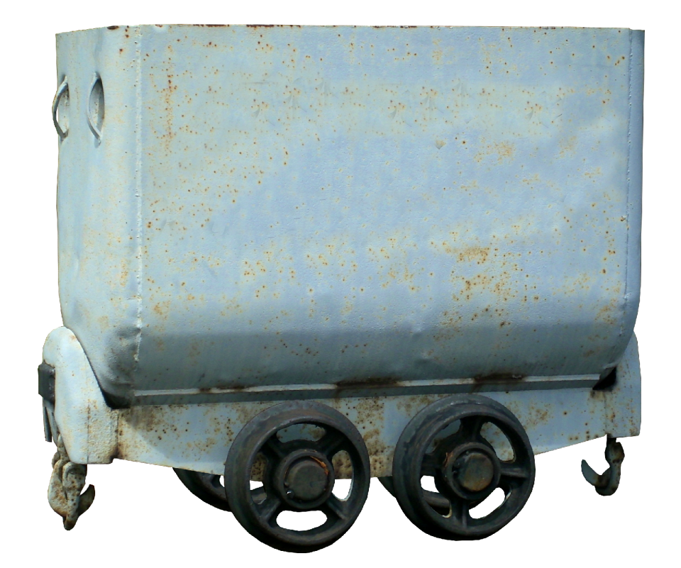 Underground ore transport cart