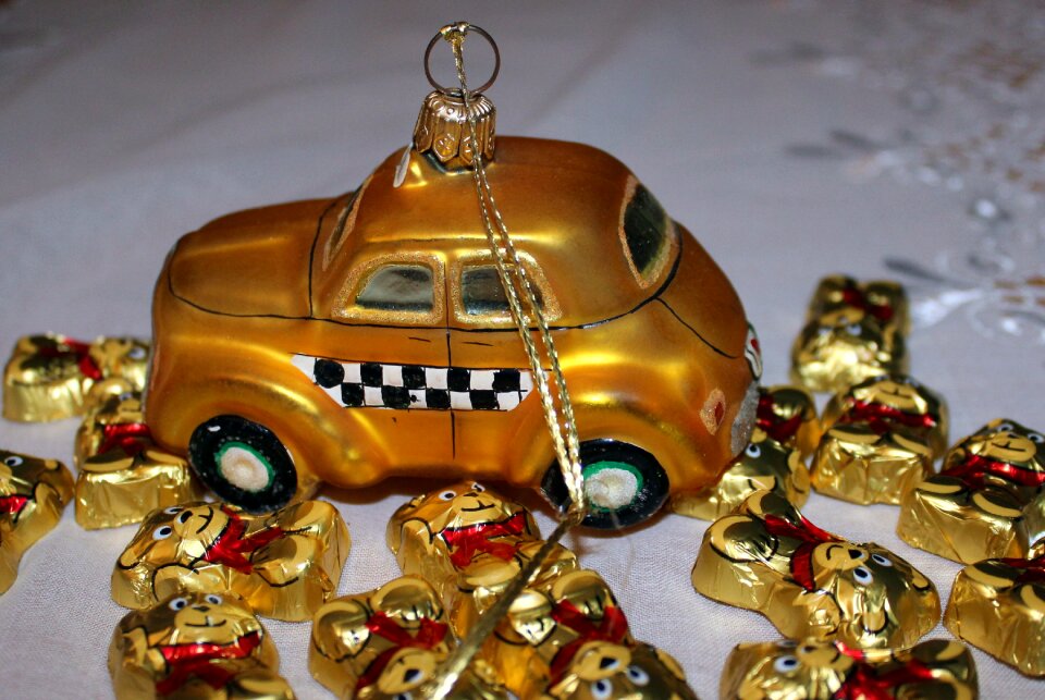 Christmas decorations bauble christmas tree golden